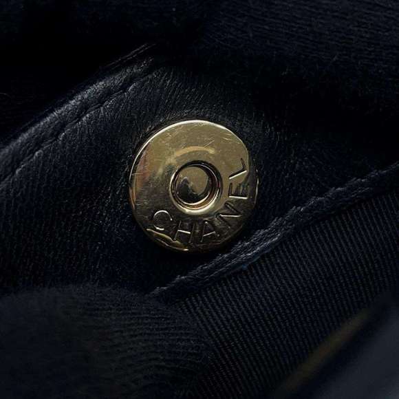 CHANEL Chain Shoulder Bag Matelasse Coco Mark Lambskin AP2547 Black ⭐ - Picture 6 of 13